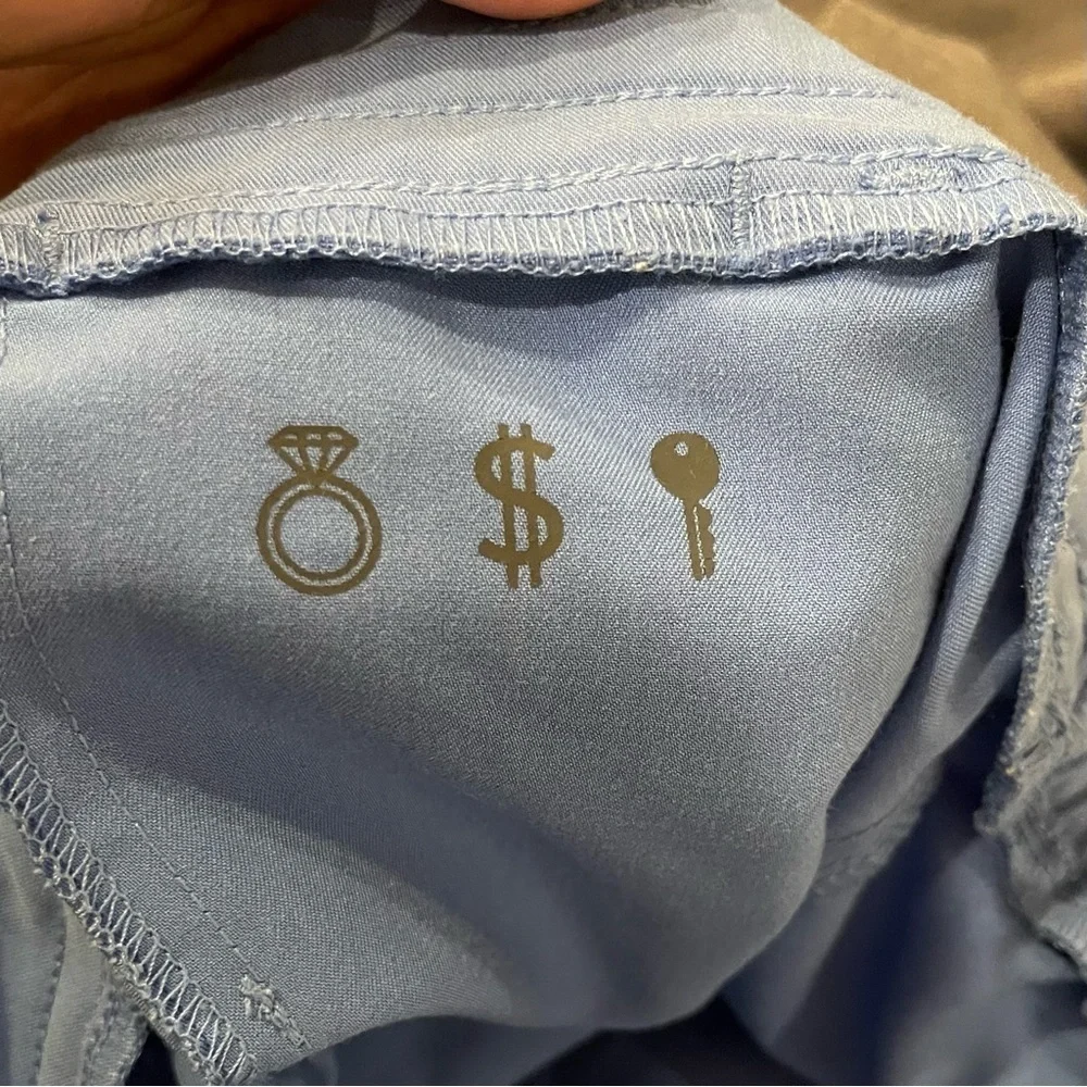 Figs Limited Edition Scrubs Yola Cargo Pants Men’s Size XL Blue TW2000R